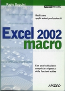 copertina Libro Excel 2002 Macro Paolo Guccini editore Apogeo
