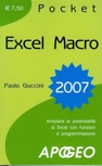 copertina libro Excel 2007 macro Paolo Guccini editore Apogeo